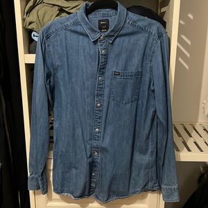 RVCA L Slim fit denim shirt